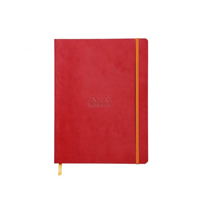 دفتر رودیا سایز A4 با جلد نرم قرمز