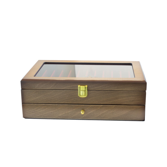 جعبه کلکسیونی شوالیه چوبی مخصوص 24 قلم