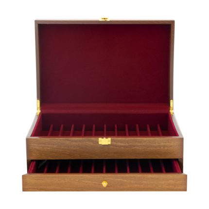 جعبه کلکسیونی شوالیه چوبی مخصوص 24 قلم