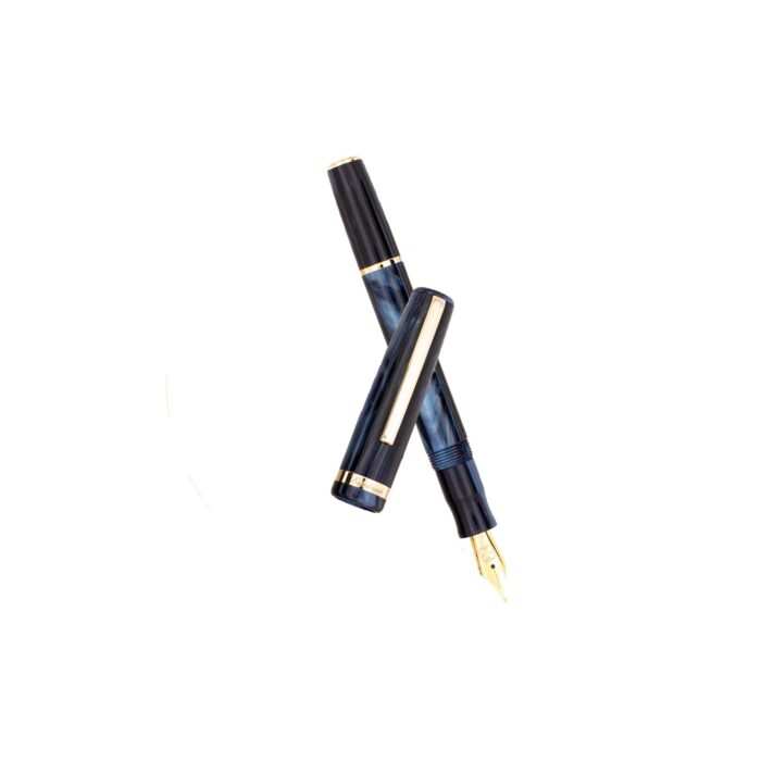 خودنویس استربروک JR Pocket Pen Capri Blue گیره طلایی