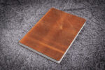 دفتر گلن لدر با کاغذ توموریور A5 چرم قهوه ای، Galen Leather Notebook, Tomoe River Paper, A5, Crazy Horse Brown