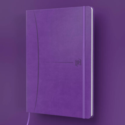 دفتر A5 آکسفورد بنفشOxford Signature Purple A5