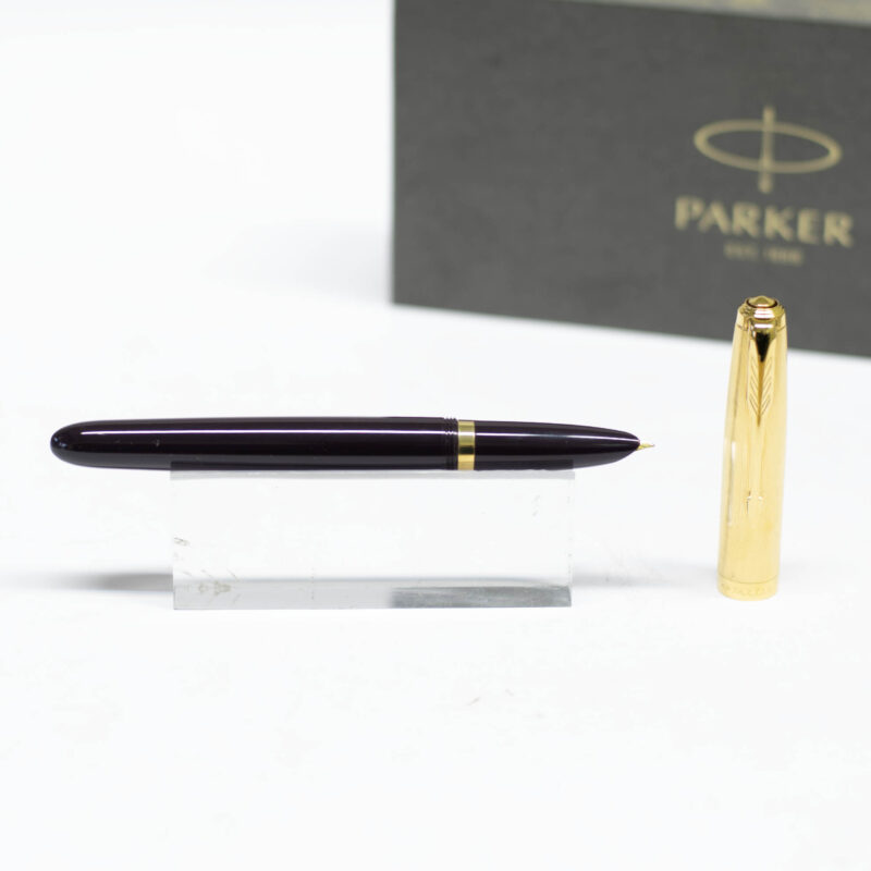 خودنویس پارکر 51 زرشکی نوک طلای 18