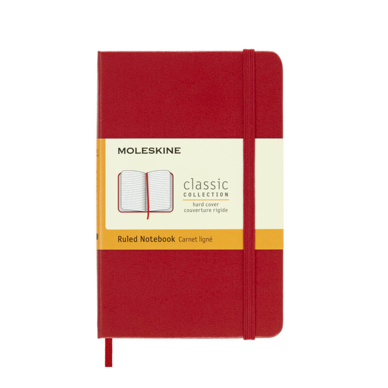دفتر مولسکین A5 گالینگور قرمز