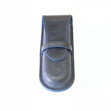 جا قلم چرمی شوالیه DLX رنگ سرمه ای