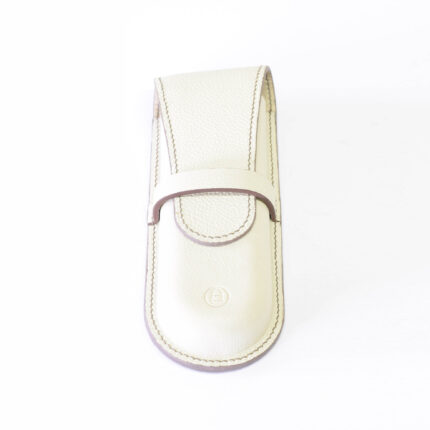 جا قلم چرمی شوالیه DLX رنگ سقید